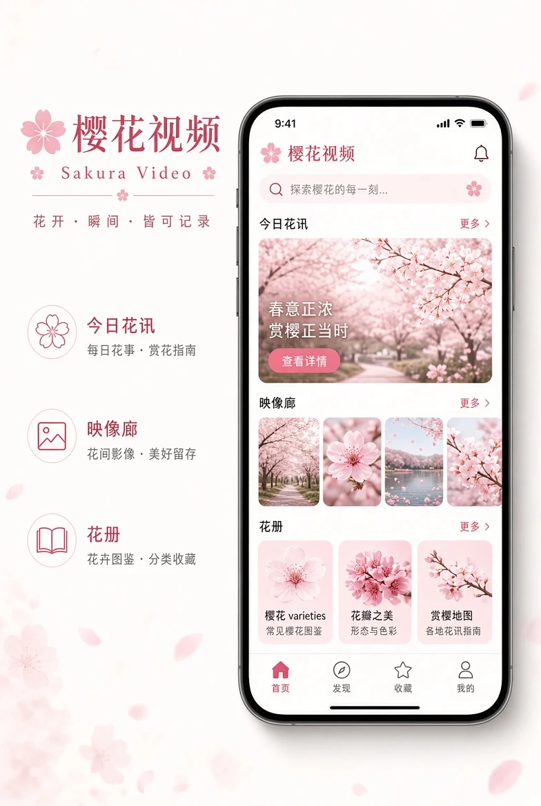 樱花视频APP移动端展示
